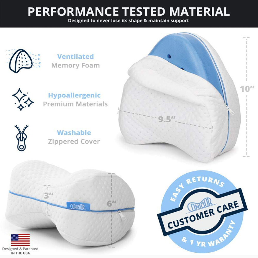 Contour Legacy Leg & Knee Foam Support Pillow in qatar